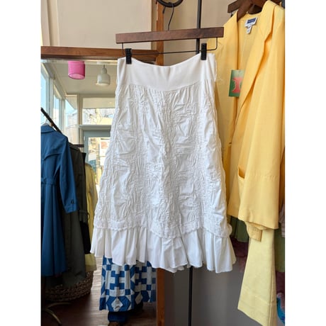 gather design frill skirt