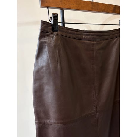 made in Italy Max mara leather skirt