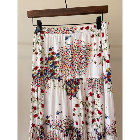 floral skirt