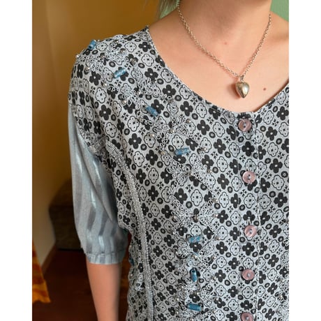 beads embroidery design tunic