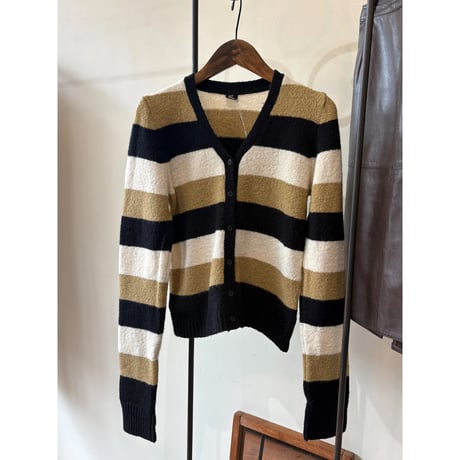 made in Italy border  knit cardigan