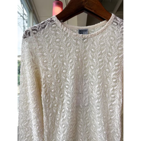 l/s all lace tops ⚪️