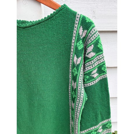 green design sweater