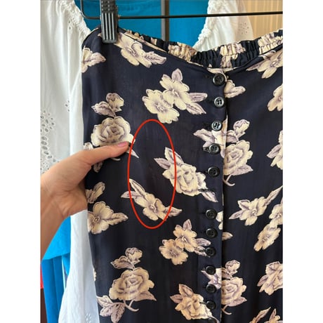 floral pattern skirt