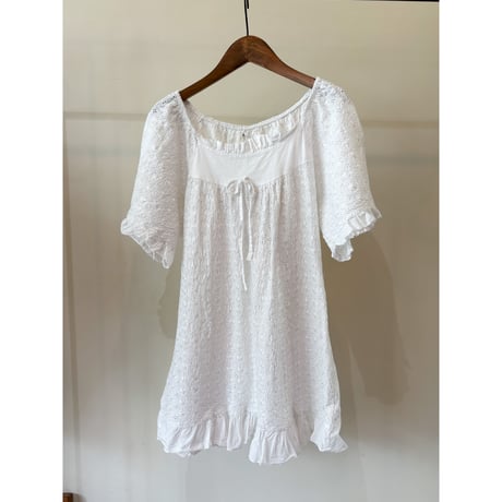 made in Italy lace mini dress
