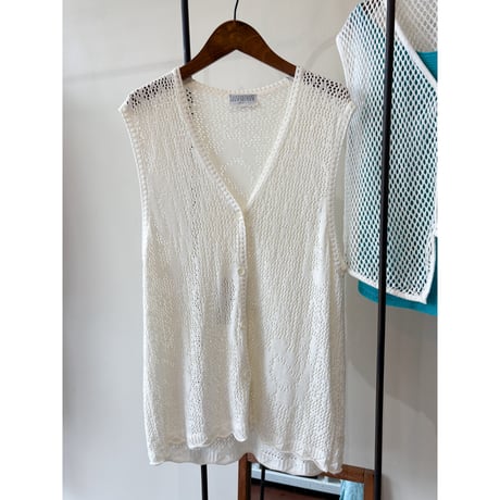 crochet long vest