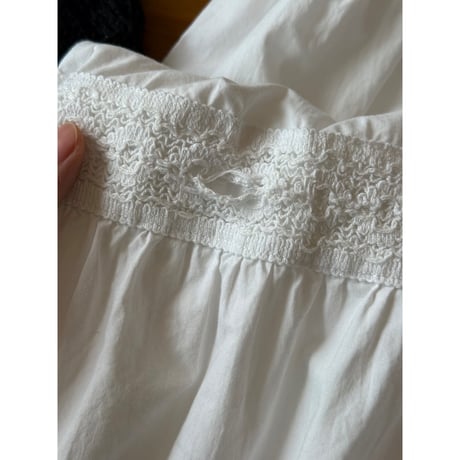 cotton long skirt