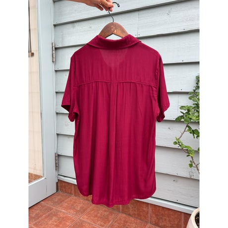Burgundy s/s shirt