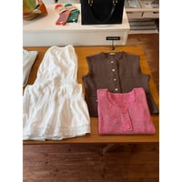 cotton long skirt