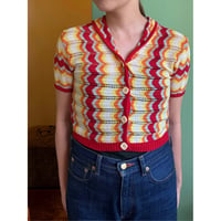 multicolored design tops