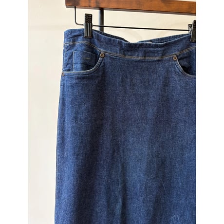 low waist denim skirt