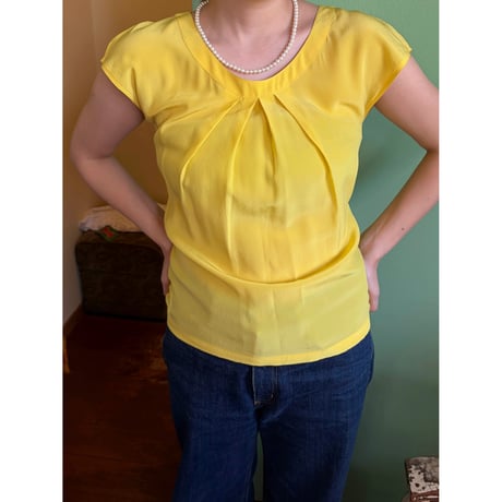 made in Italy silk blouse