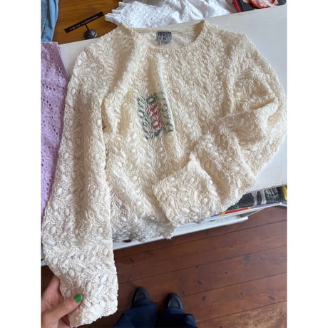 l/s all lace tops ⚪️