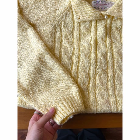 perl cable sweater