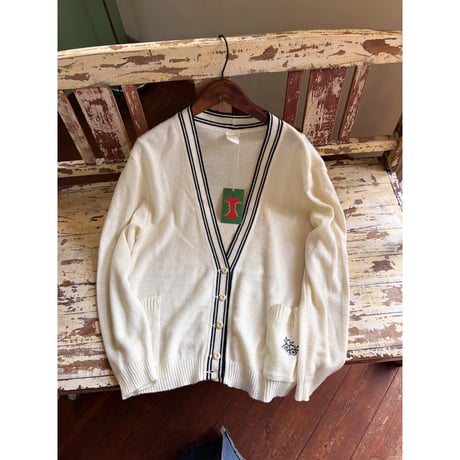 embroidery knit cardigan