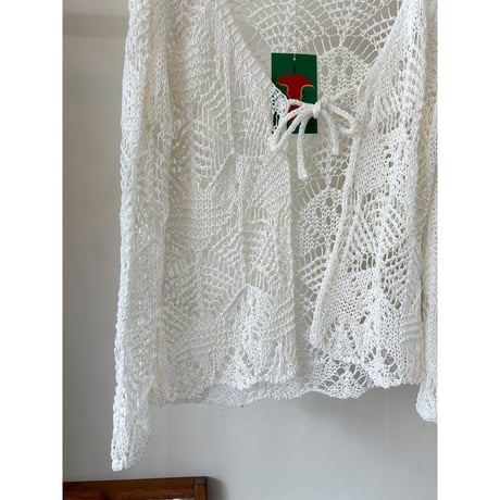 made in Italy crochet cardigan