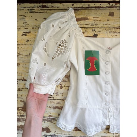 cutwork lace blouse