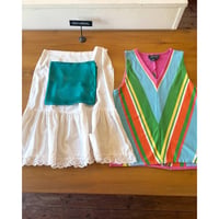 cotton midi skirt
