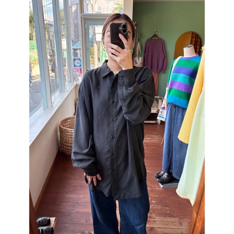 embroidery  silk shirt