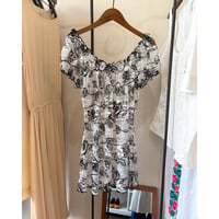 floral design lace tunic