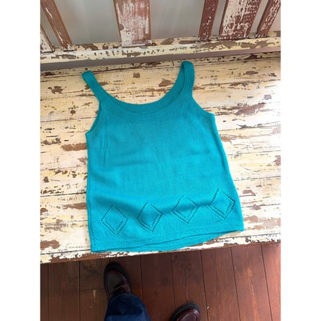 turquoise blue knit tops