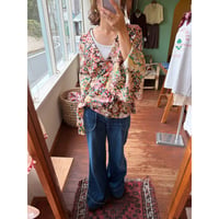 floral design blouse