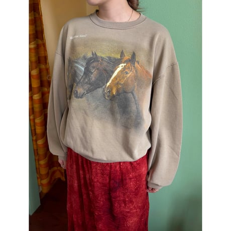 horse print sweat