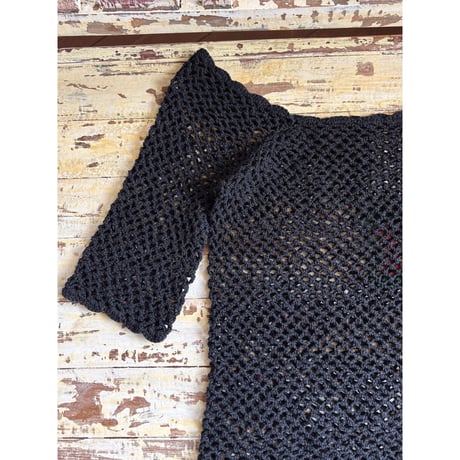 black crochet tops