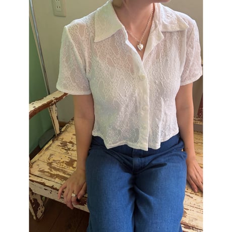 all lace shirt