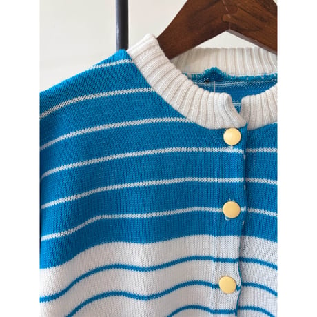 border knit cardigan