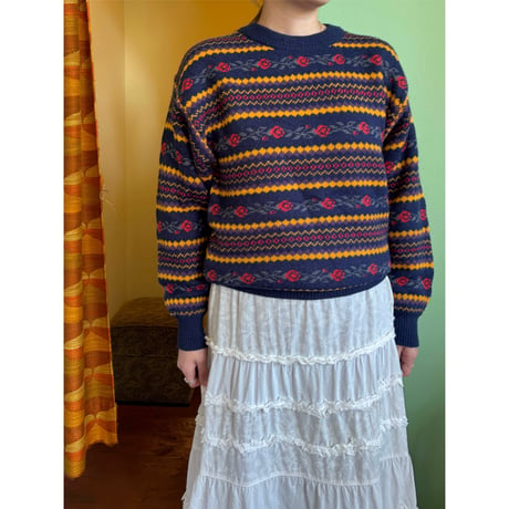 frill design midi skirt