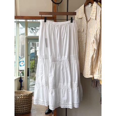 cotton long skirt
