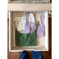 lavender lace camisole