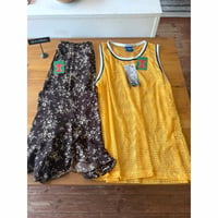 yellow mesh tops