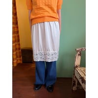 inner lace midi skirt