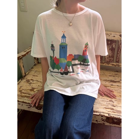 Stockholm print tee