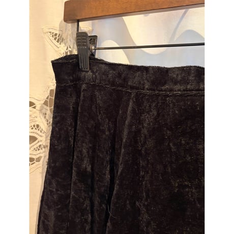made in England velours mini skirt