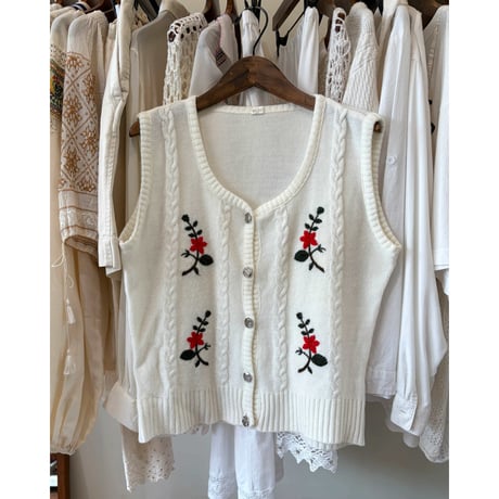 Tyrolean knit vest