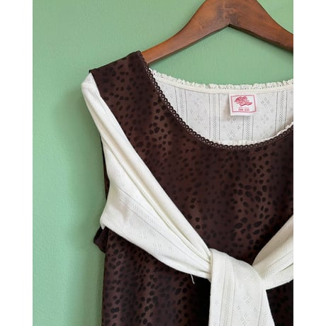 leopard long dress