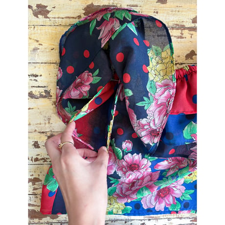 made in Italy chiffon design tops