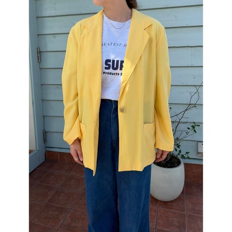 yellow light jacket
