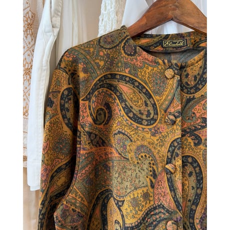 paisley cardigan　⚪️