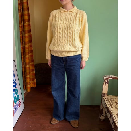 perl cable sweater