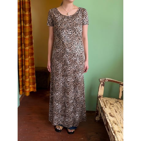 made in USA leopard dress