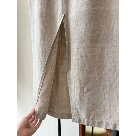 linen long skirt