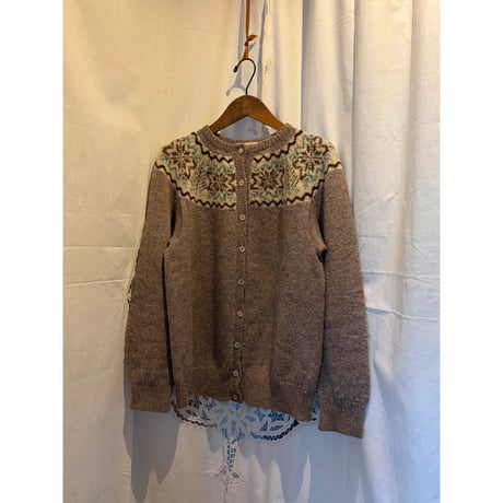 【ご成約済み】Nordic knit cardigan