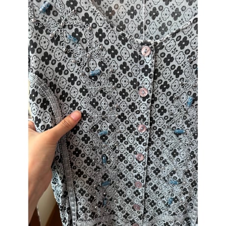 beads embroidery design tunic