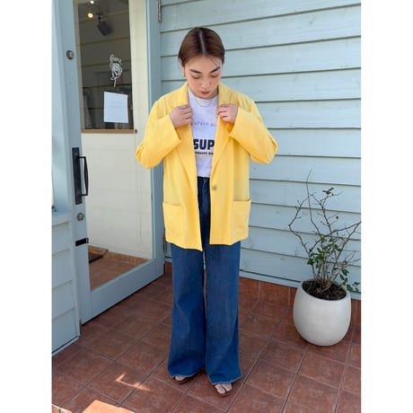 yellow light jacket