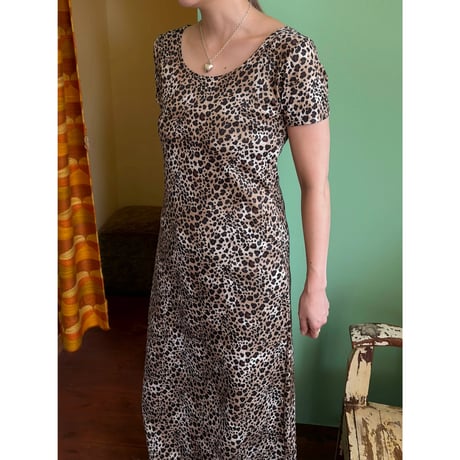 made in USA leopard dress