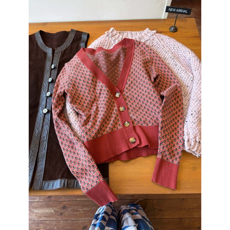 design knit cardigan